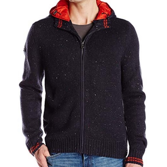 Stand Collar Cardigan w/ Detachable Hood - Picture 2 of 8